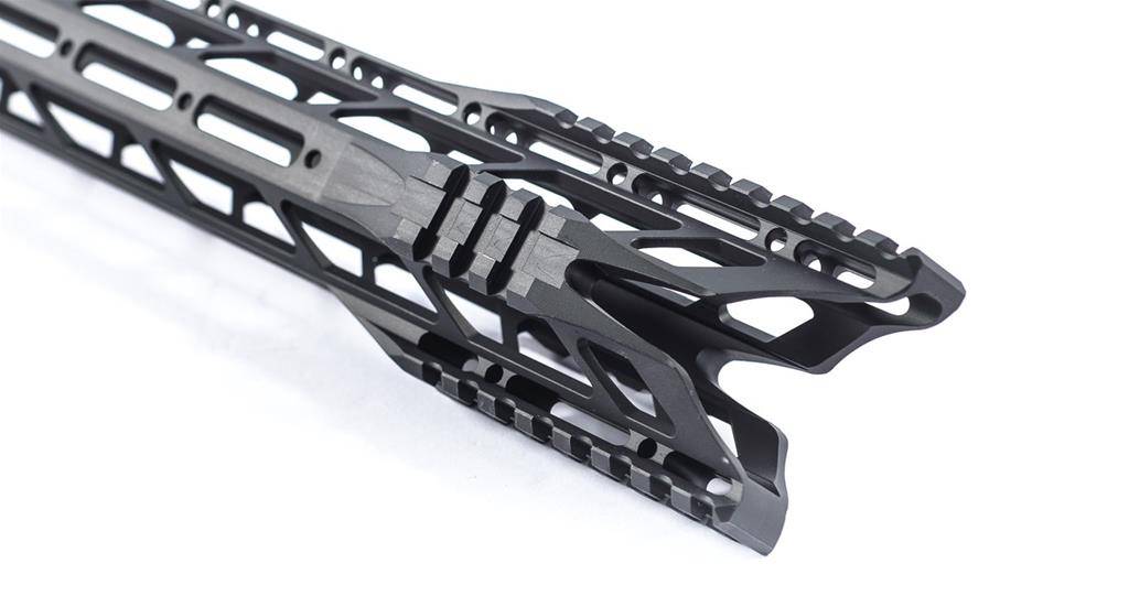 The Elite handguard is 100% made in Italy, CNC machined, ...